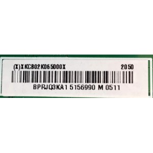 MAIN PARA SMART TV VIZIO / NUMERO DE PARTE XKCB02K065 / 715GA874-M1B-B000-004G / (X)XKCB02K065000X / PANEL TPT430H3-QUBF70.K REV:SNWPA / DISPLAY HV430QUB-F70 / MODELO V435-H1